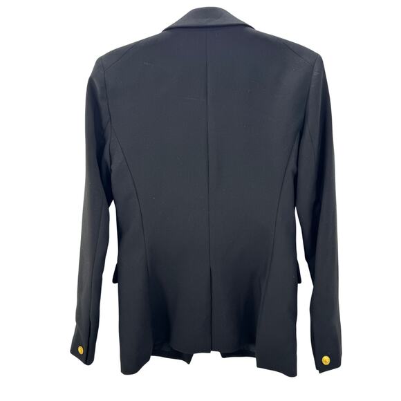 rag & bone Blazer Preston Crepe Notch Lapel Women's Size 4‎ Black - Picture 5 of 13